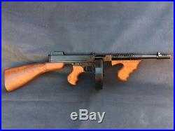 Replica THOMPSON tommy gun Military S. M. G. SUB-MACHINE GUN DENIX NON-FIRING 1928