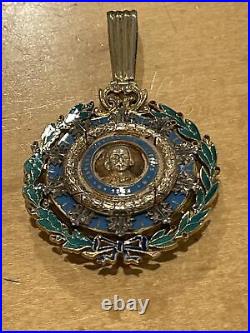 Republic Cuba, Order Of Manuel Cespedes, Commanders Neck Badge, 50mm, Silver-Gilt