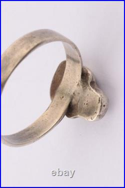 Ring 830S Silver WW1 wwI WW2 wwII Skull Death head Gothic Cosplay Biker gift Art