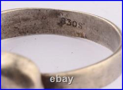 Ring 830S Silver WW1 wwI WW2 wwII Skull Death head Gothic Cosplay Biker gift Art