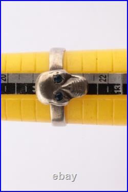 Ring 830S Silver WW1 wwI WW2 wwII Skull Death head Gothic Cosplay Biker gift Art