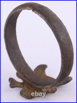 Ring EVIL Skull Bones Horns DEVIL ww2 WWII ww1 WWI Satan Mans Brutal Jewelry DE