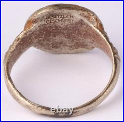 Ring Free City of Danzig 1920-1939 German Freie Stadt Danzig Pre WW2 wwII Button