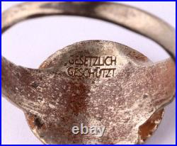 Ring Free City of Danzig 1920-1939 German Freie Stadt Danzig Pre WW2 wwII Button