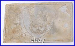 Ring Poland WW1 wwI WW2 wwII Metal postcard Trench art Stickpin Coin 20 groszy