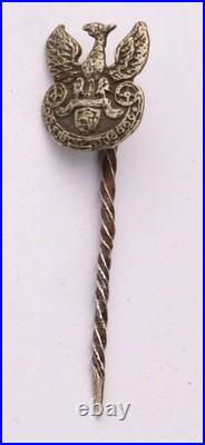 Ring Poland WW1 wwI WW2 wwII Metal postcard Trench art Stickpin Coin 20 groszy