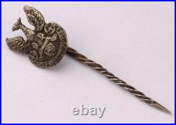 Ring Poland WW1 wwI WW2 wwII Metal postcard Trench art Stickpin Coin 20 groszy