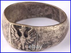 Ring Poland WW2 Eagle WWII Polish Army Coat of arms Polska Europe Jewelry Set