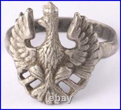 Ring Poland WW2 WWII Eagle Polish Army Pendant Coat of arms Polska Europe Jewel