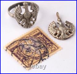 Ring Poland WW2 WWII Eagle Polish Army Pendant Coat of arms Polska Europe Jewel