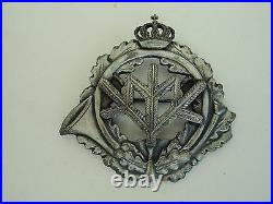 Romania Kingdom 1932 Officer's Mountain Troop Regiment Badge Medal. Very Rare