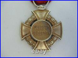 Romania Kingdom Cross For Military Bravery 1st Class Medal. Marked. Type 2. Rrr