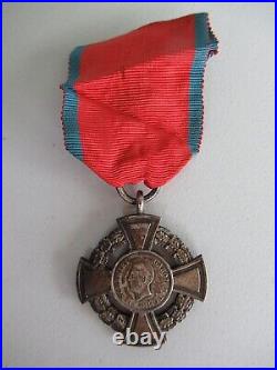 Romania Kingdom Cross For Military Bravery 2nd Class Medal. Marked. Type 2. Rr