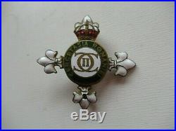 Romania Kingdom Military Scout Regiment Badge. Numbered. Rare