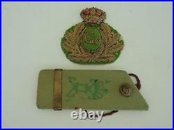 Romania Kingdom Wwi Border Guard Hat Badge And Epulet. Medal Very Rare