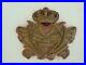 Romania-Kingdom-Wwi-Officer-s-Royal-Guard-Guard-Hat-Badge-Medal-Rr-01-pqi