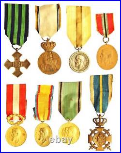 Romania Kingdom, group of 8 civil & military medals