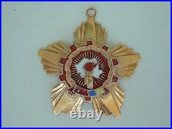 Romania Order Of Socialist Victory. Type 1. Very Rare! Vf+