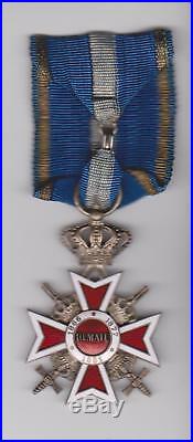 Romania Order of the Romanian Crown WW2 war medal