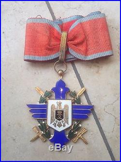 Romania, Republic, Order of Aeronautical Virtue. Romanian. Commander. Decoration
