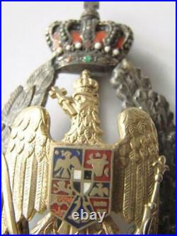 Romania Royal Military Academy Badge! Medal, order
