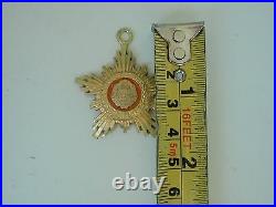 Romania Rsr Order Of The Star Grand Cross Badge For Diplomats. Silver. Rare Vf+