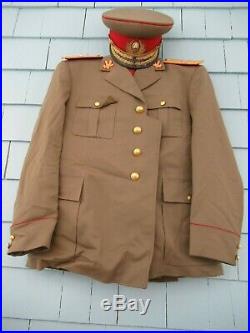 Romania Socialist General's Winter Wear Uniform. Original Issue. Medal. Rr! 3