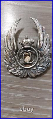 Romanian Royal Aviation pilot-observer badge. 1930-1940