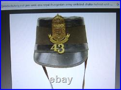 Royal Hungarian Army Enlisted Shako Helmet Insignia Badge pre ww2