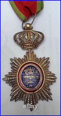 Royal Order of Cambodia, Commander. Original case of issue