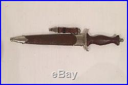 SA German Dagger WWII WithScabbard-RZM M 7/ 51 1939 Anton Wingen Armored Knight