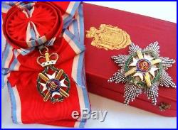 SERBIA, KINGDOM, ORDER OF THE CROSS OF TAKOVO, 1st CLASS, SERBIAN ROYAL, RRR, ROTHE