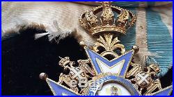 Serbia Order Of Saint Sava Grand Cross Sash Badge Medal
