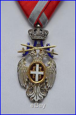 Serbia Yugoslavia Order Of White Eagle With Swords In Box