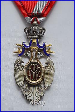 Serbia Yugoslavia Order Of White Eagle With Swords In Box