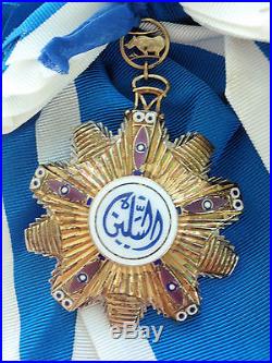 Sudan Grand Cross Set Order Of The Nile. Rare. Ef
