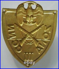 Scudetto Ccnn Milizia 1940 Fascist Badges Ww2 Uniforms Black Shirts' Arm Shield