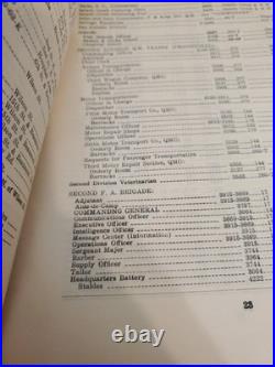 September 15, 1934 Fort Sam Houston Telephone Directory San Antonio