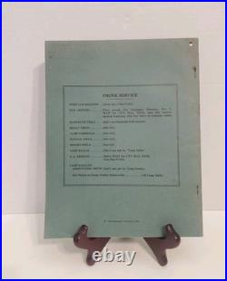 September 15, 1934 Fort Sam Houston Telephone Directory San Antonio