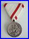 Serbia-1912-St-George-Medal-Made-In-Silver-Very-Rare-Vf-01-sa