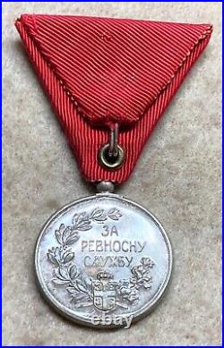 Serbia 1913 Medal of Zealous Service