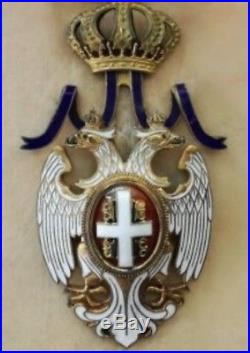 Serbia Kingdom Order Of White Eagle, III Class, Boxed Huguenin
