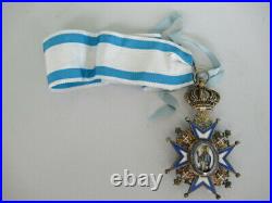 Serbia Order Of St. Sava Commander Grade Neck Badge. Type 3