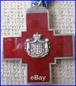 Serbia Serbian Yugoslavia EARLY Order of Red Cross Prince emission! Medal