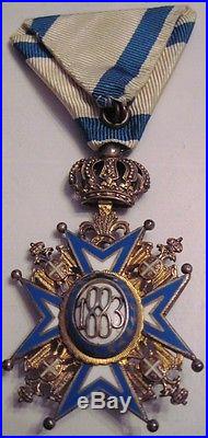 Serbia Serbian Yugoslavia Order St. Sava 4th class, medal