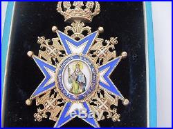 Serbia Serbian Yugoslavia Order St. Sava 4th class with case! Medal
