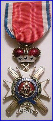Serbia Serbian Yugoslavia early RARE Order of Takovo 4th class. Medal