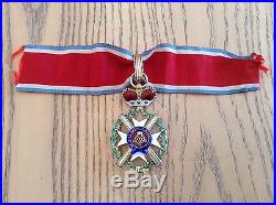 Serbian Order of the Cross of Takovo. Commander's neck Badge. Serbia
