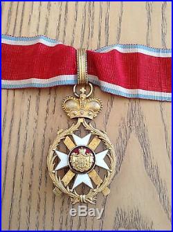 Serbian Order of the Cross of Takovo. Commander's neck Badge. Serbia