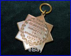 Shanghai Municipal Council Emergency Medal 1937 RARE